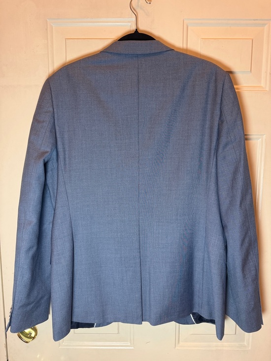 Topman Men's Blue Two-Button sport jacket - Classic Tailored Fit - Picture 3 of 3